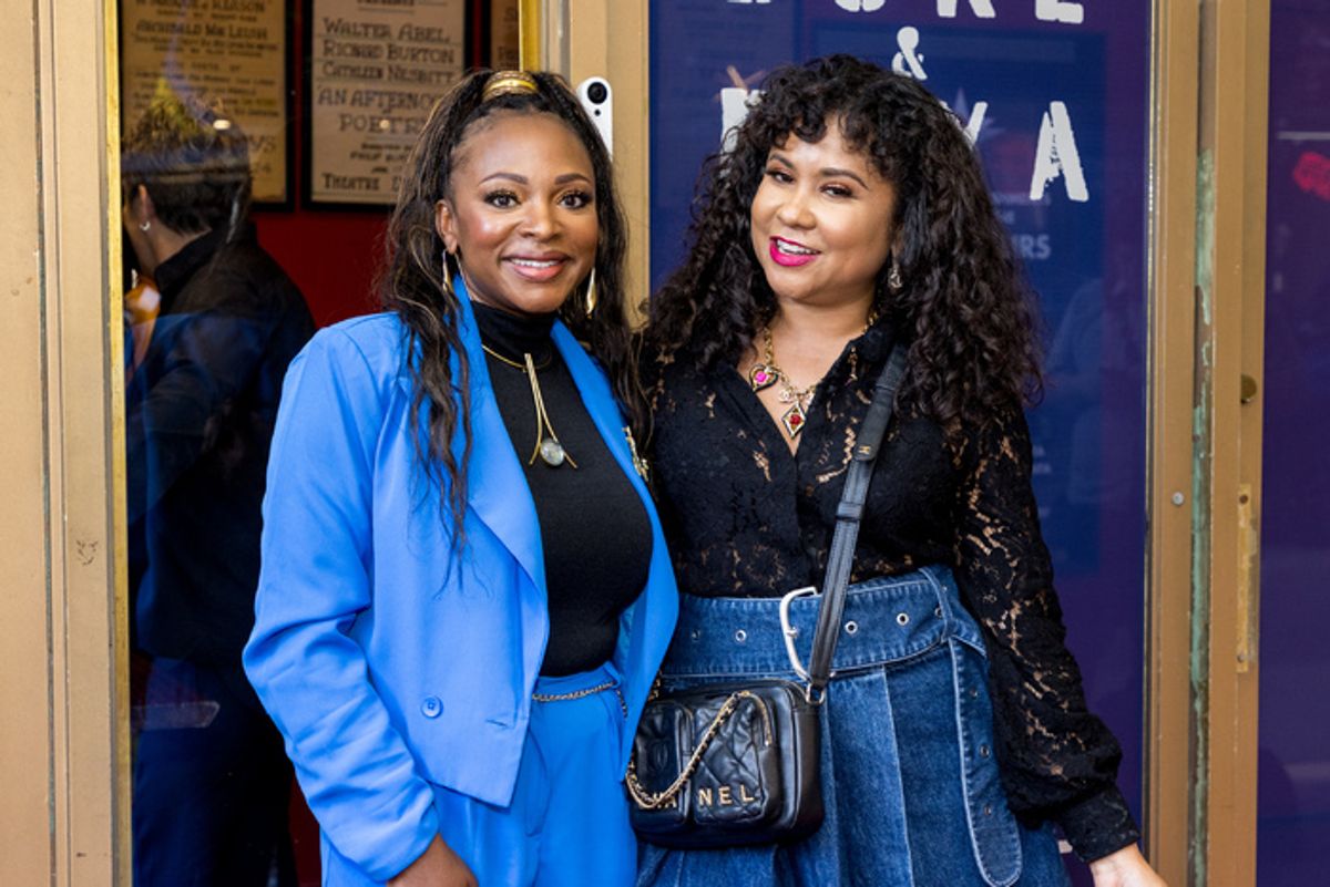 Naturi Naughton-Lewis and Angela Yee at 