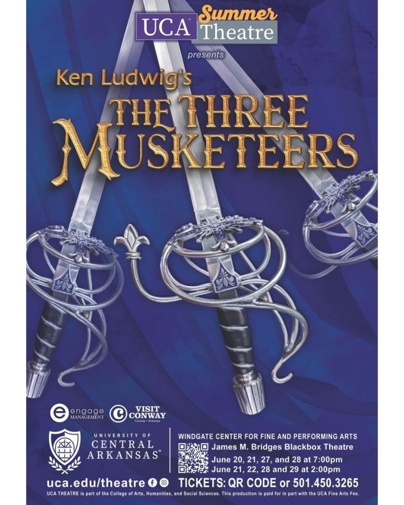 Review: KEN LUDWIG'S THE THREE MUSKETEERS at University Of Central Arkansas Summer Theatre Image