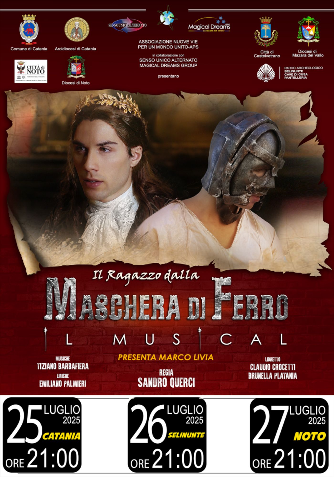 Previews: IL RAGAZZO DALLA MASCHERA DI FERRO - TRE DATE IN SICILIA  Image