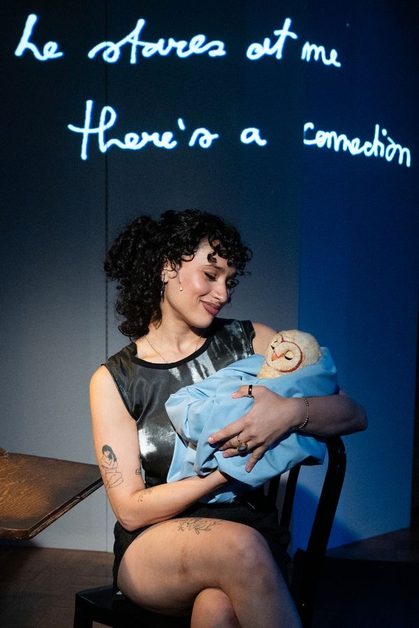 Andrianna Ayala as Casey and Baby Wesley Photo