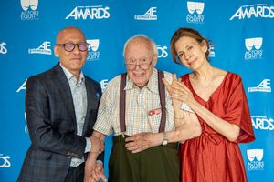 Francis Jue, Richard Seff, and Jessica Hecht Photo