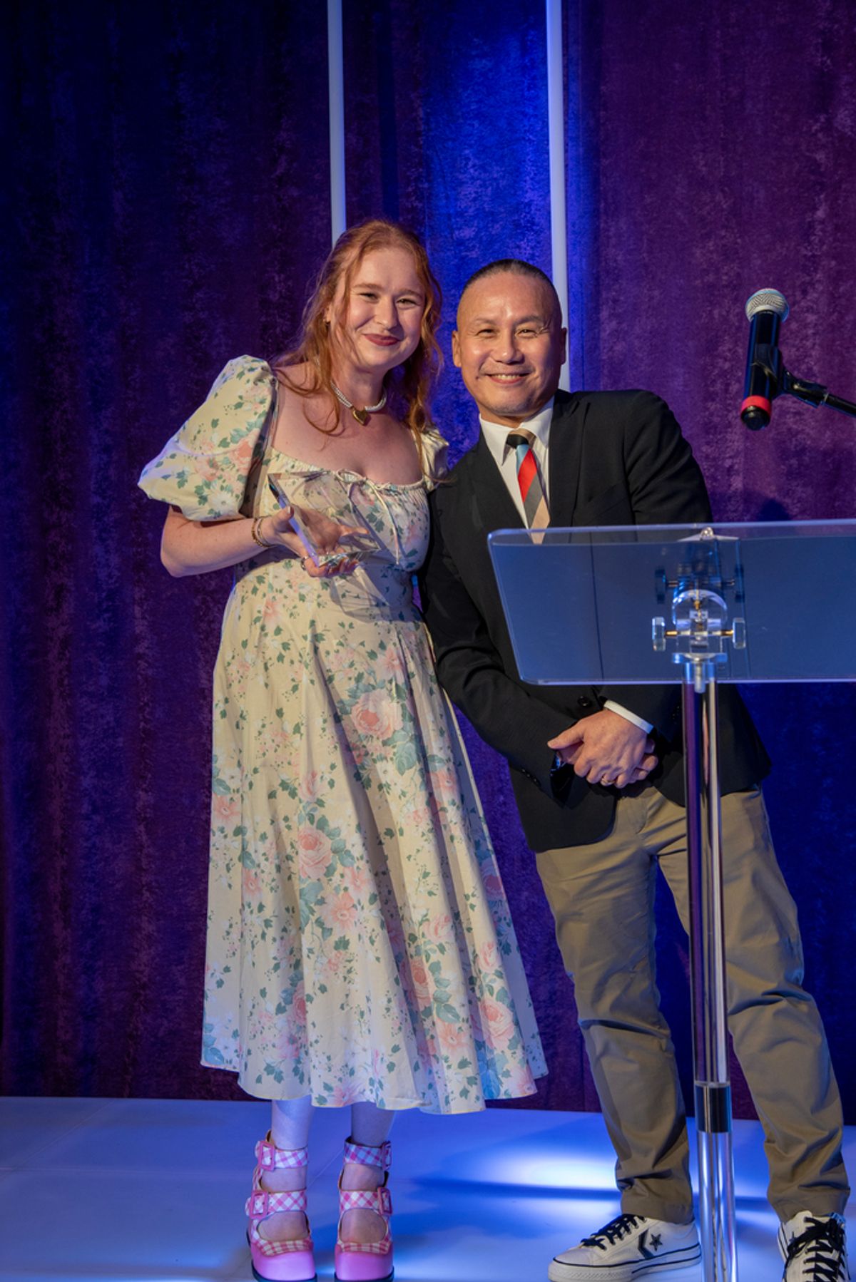 Julia Lester and BD Wong at 