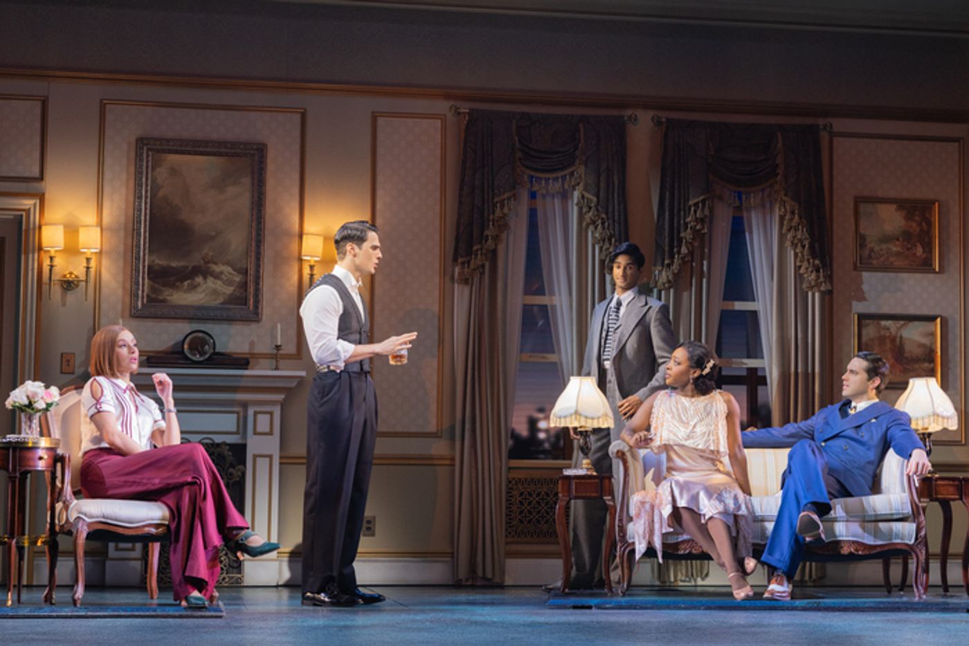 Photos: Aisha Jackson & Ryan McCartan in THE GREAT GATSBY  Image