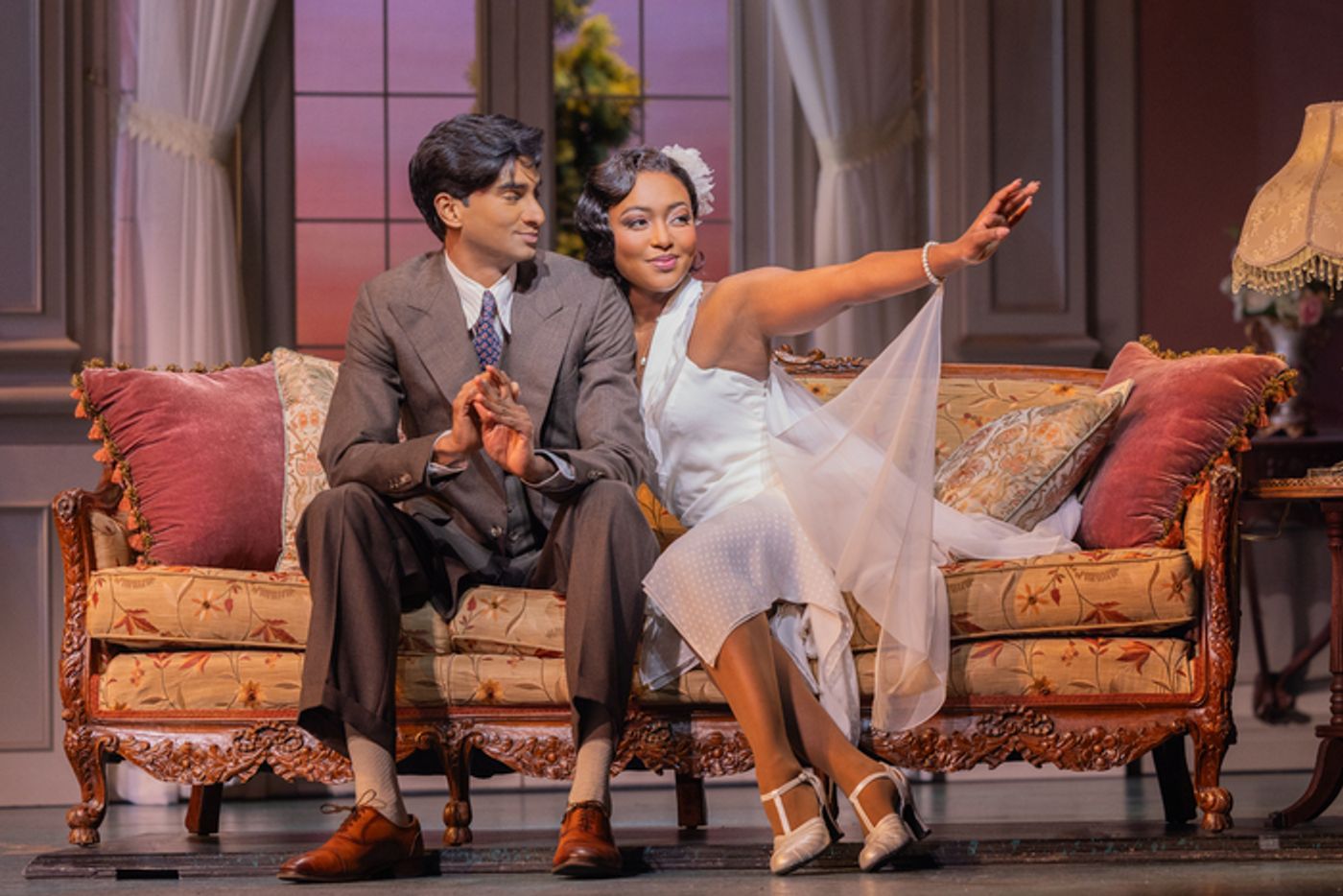 Photos: Aisha Jackson & Ryan McCartan in THE GREAT GATSBY  Image