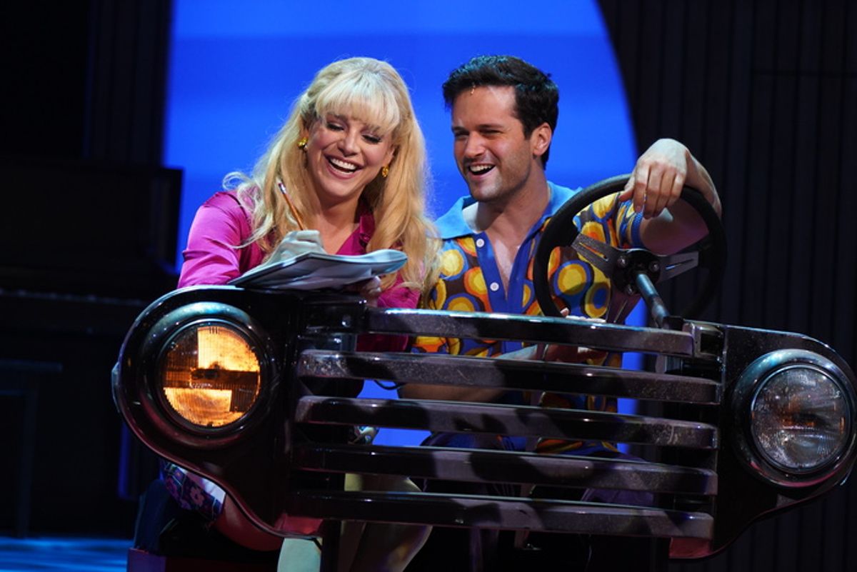 
Kyra Kennedy as Ellie Greenwich and Michael Evan Williams 


 at 