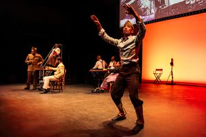Marques Furr (foreground) with Tymothee Harrell, Alysha Morgan, Julius Thomas III and Photo