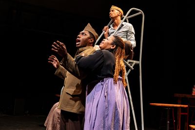 Tymothee Harrell, LaDonna Burns and Marques Furr  Photo