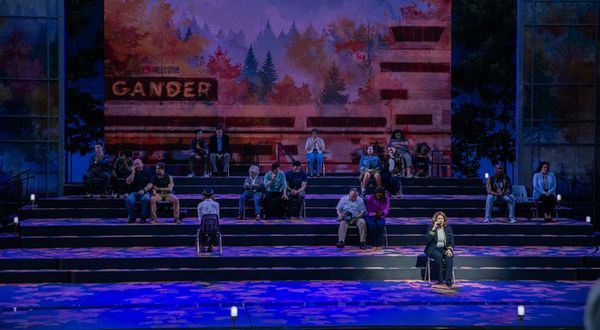 Heidi Blickenstaff and the company of Come From Away Photo
