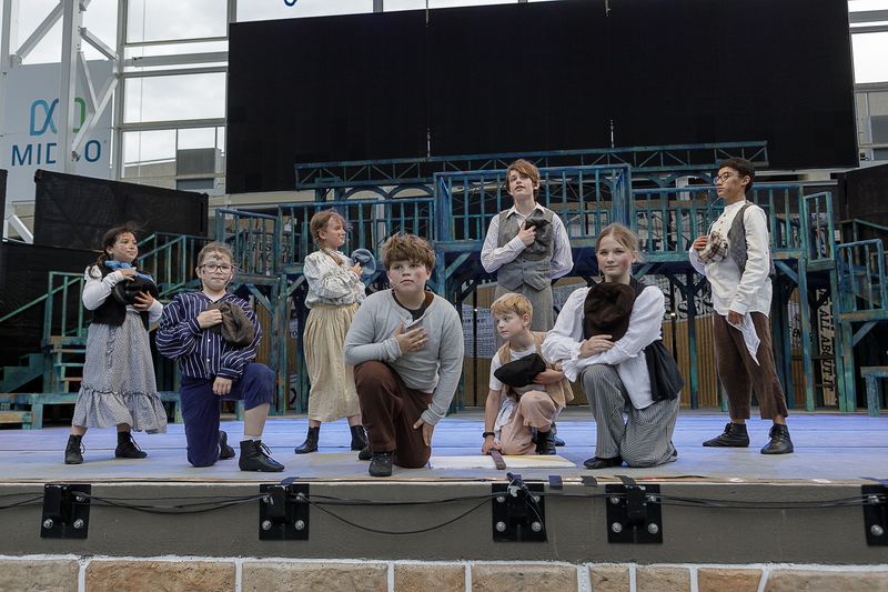 Review: Stage West Presents DISNEY'S NEWSIES at Essentia Health Plaza At The Lights Image