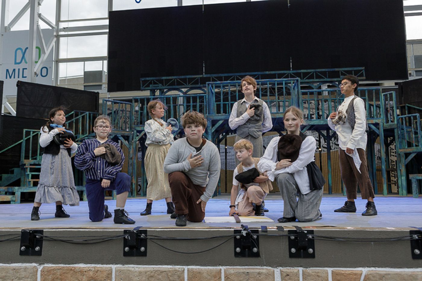 Review: Stage West Presents DISNEY'S NEWSIES at Essentia Health Plaza At The Lights Review: Stage West Presents DISNEY'S NEWSIES at Essentia Health Plaza At The Lights Image