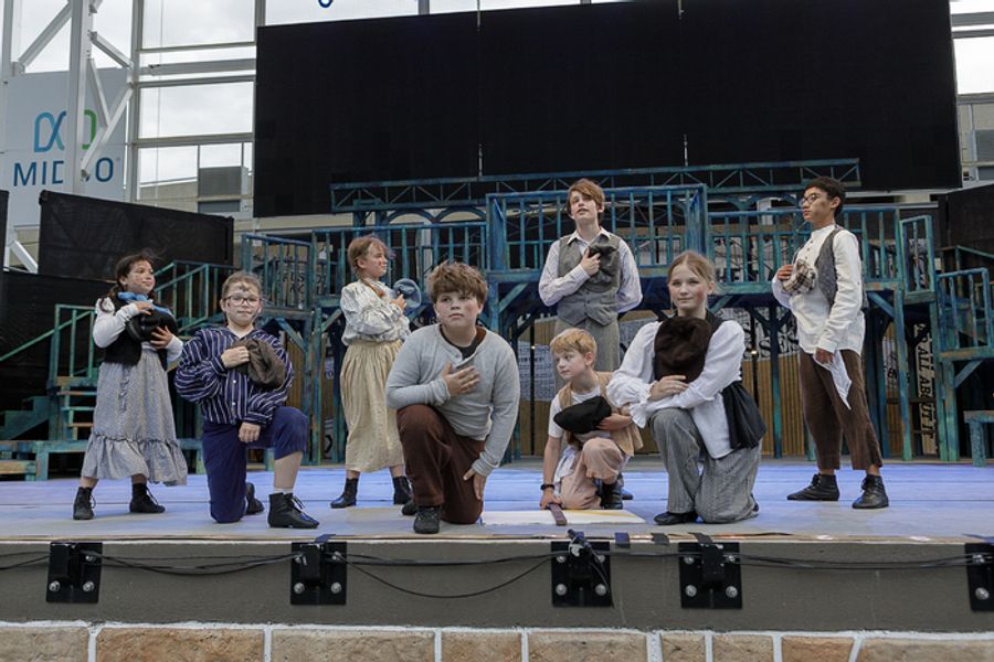 Review: Stage West Presents DISNEY'S NEWSIES at Essentia Health Plaza At The Lights Image