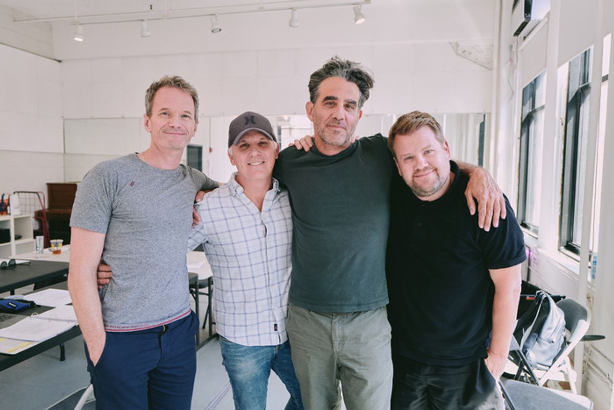 Neil Patrick Harris, Scott Ellis, Bobby Cannavale, James Corden at 