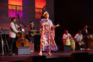 Natalie Venetia Belcon and cast of Buena Vista Social Club @ BroadwayWorld Natalie Venetia Belcon and cast of Buena Vista Social Club Photo