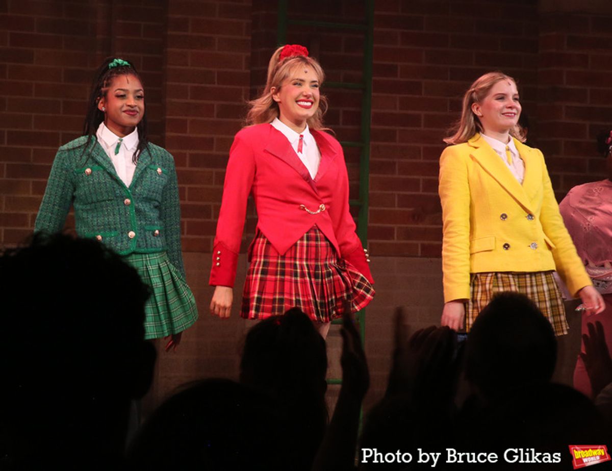 Olivia Hardy, McKenzie Kurtz and Elizabeth Teeter at 