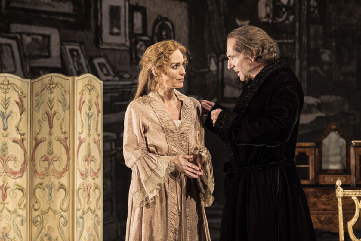 Miranda Raison, Ralph Fiennes at 