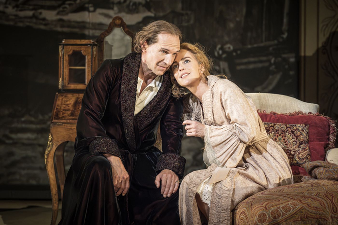 Photos: Ralph Fiennes and Miranda Raison in GRACE PERVADES  Image