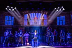 Lorna Courtney and the company  Photo