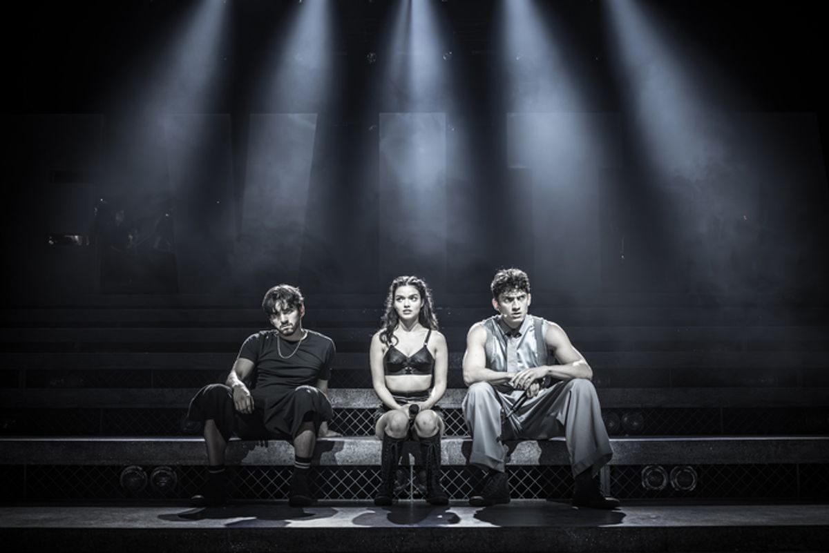 Diego Andres Rodriguez, Rachel Zegler, and James Olivas at 