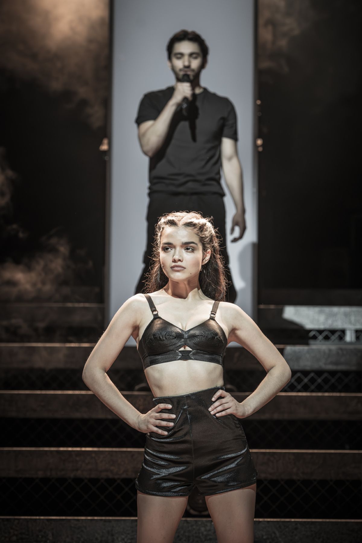 Rachel Zegler and Diego Andres Rodriguez at 