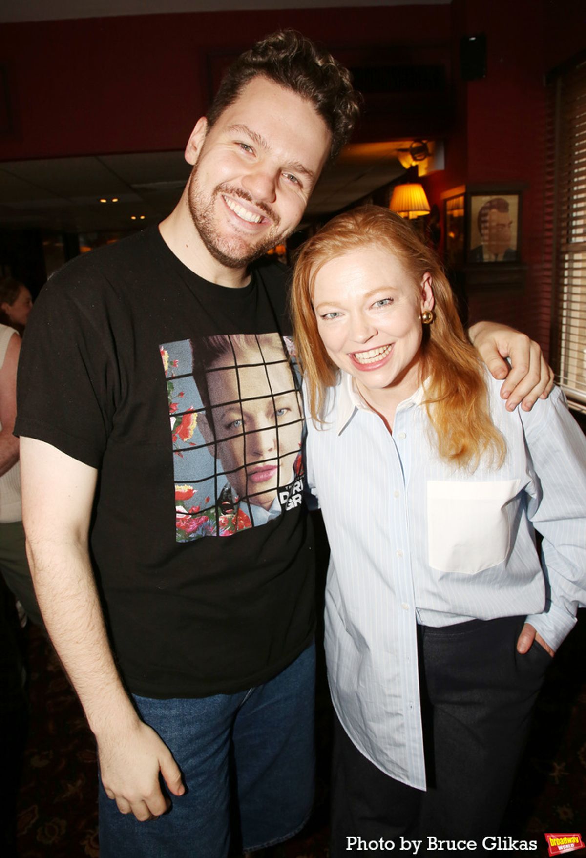 Nick Eynaud and Sarah Snook at 