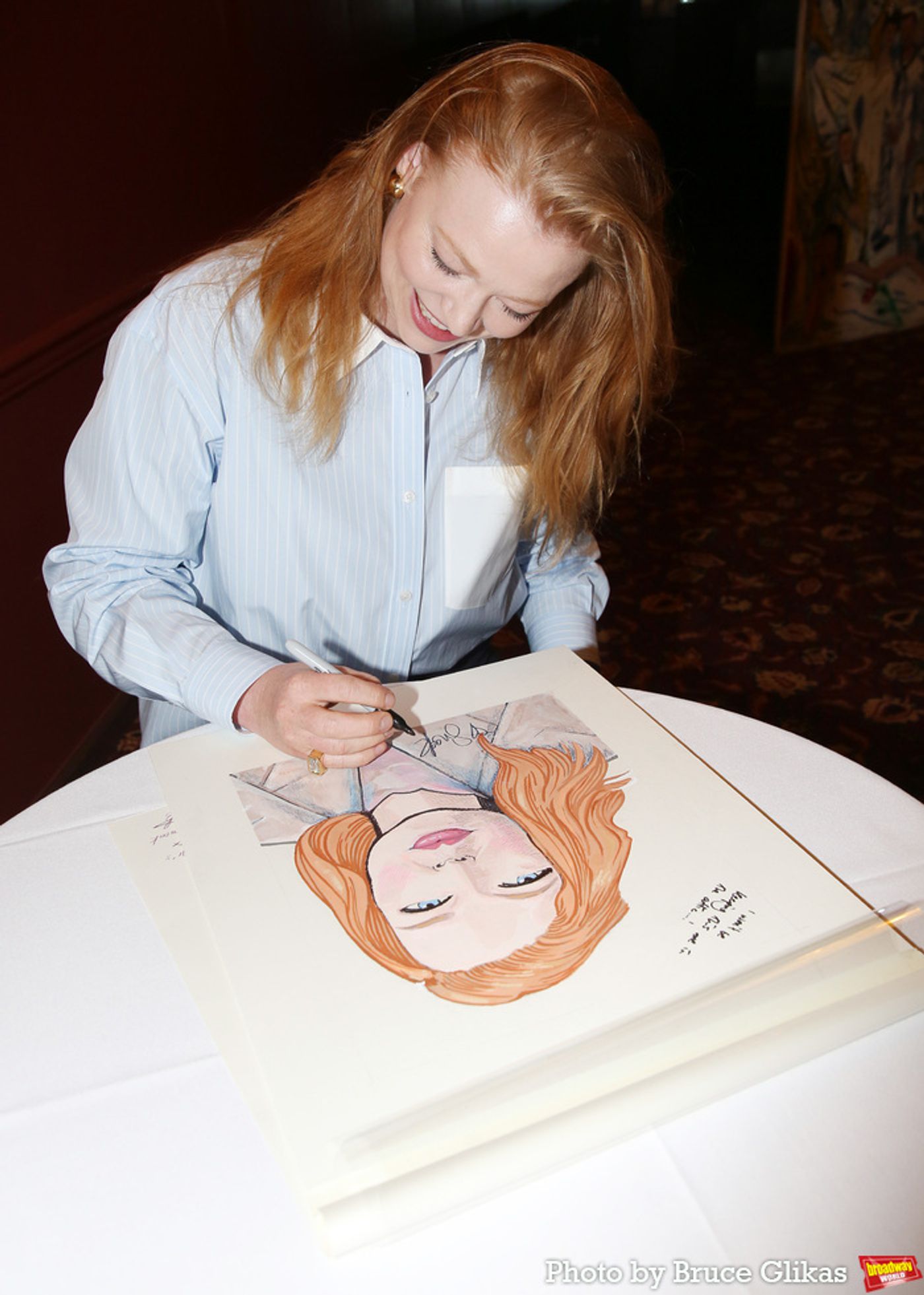 Photos: Tony Winner Sarah Snook Receives Portrait at Sardi's  Image