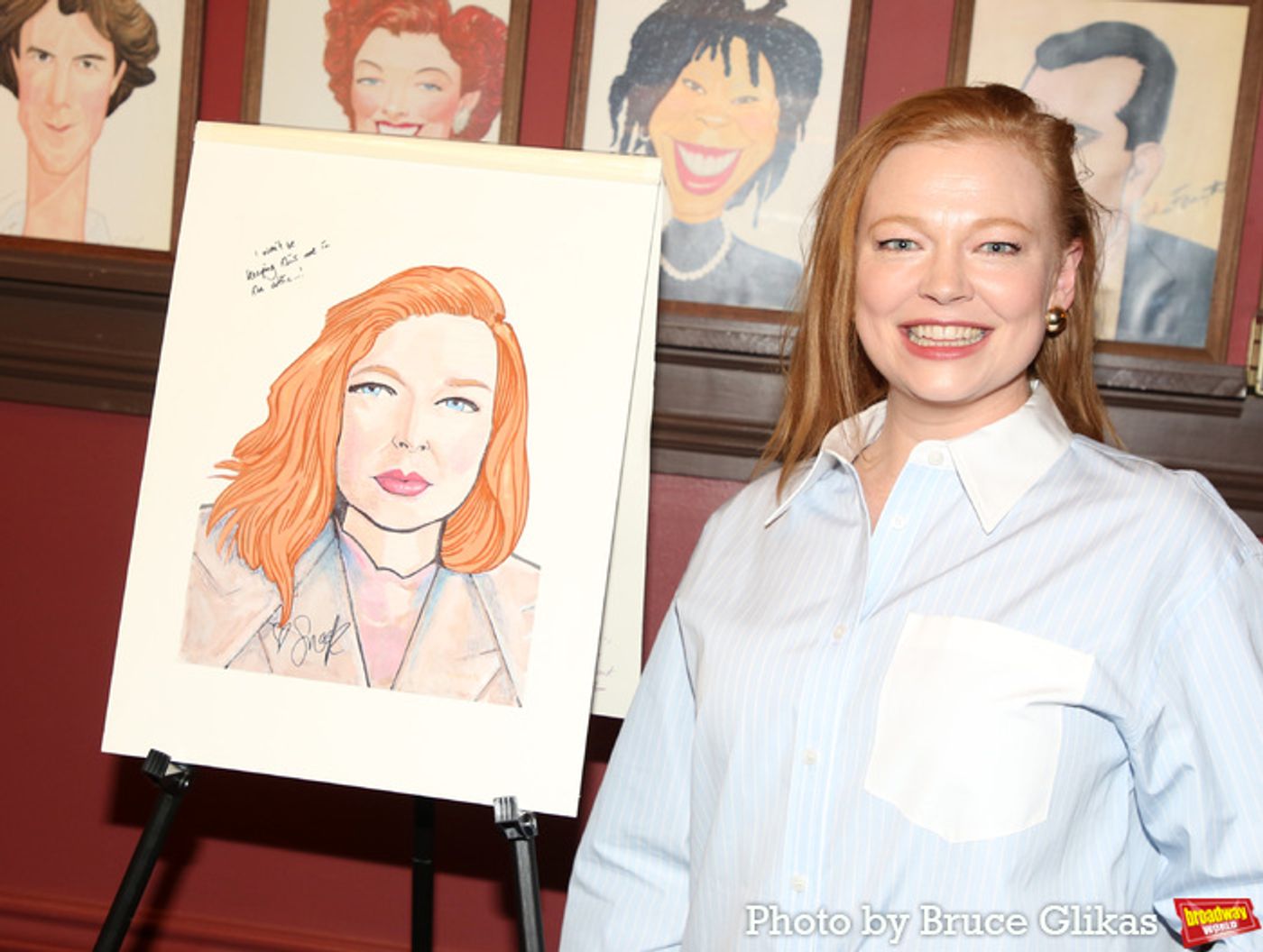 Photos: Tony Winner Sarah Snook Receives Portrait at Sardi's  Image