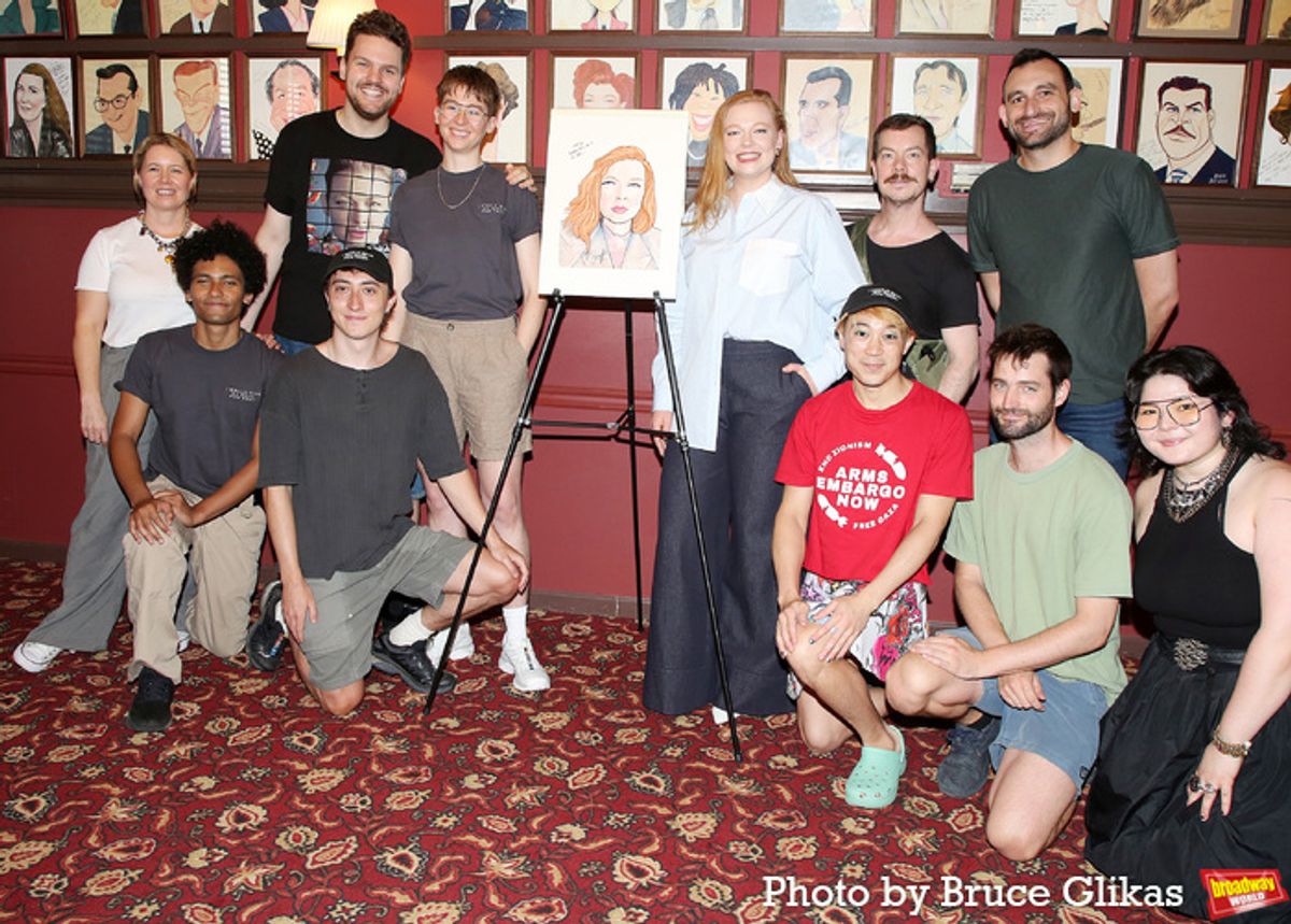 Sarah Snook with The Company of 'The Picture of Dorian Gray' at 