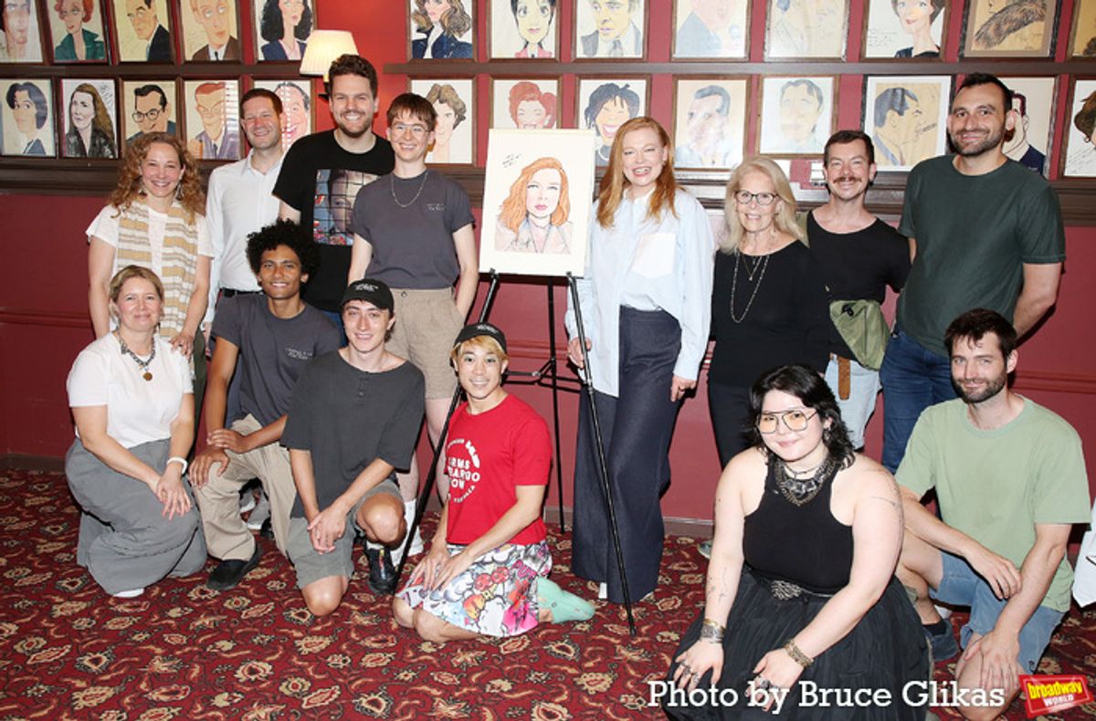 Sarah Snook with The Company & Producers of 'The Picture of Dorian Gray' at 