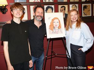 George Lawson, Dave Lawson and Sarah Snook Photo