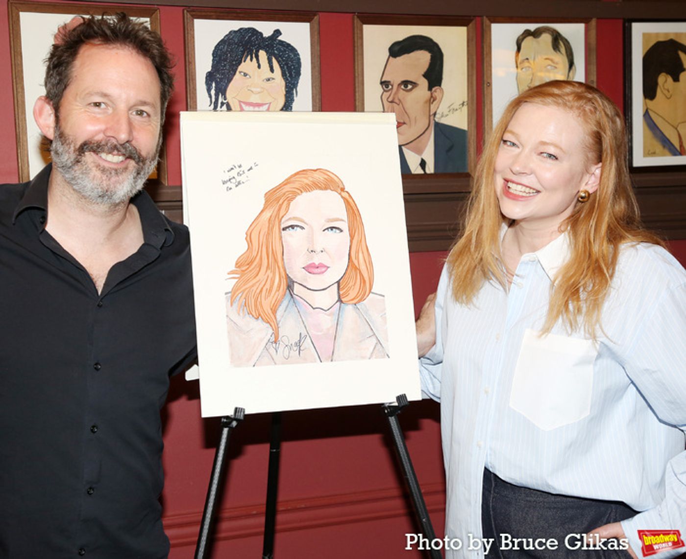 Photos: Tony Winner Sarah Snook Receives Portrait at Sardi's  Image