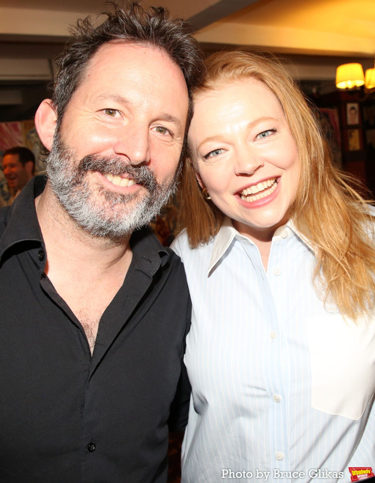 Dave Lawson and Sarah Snook at 