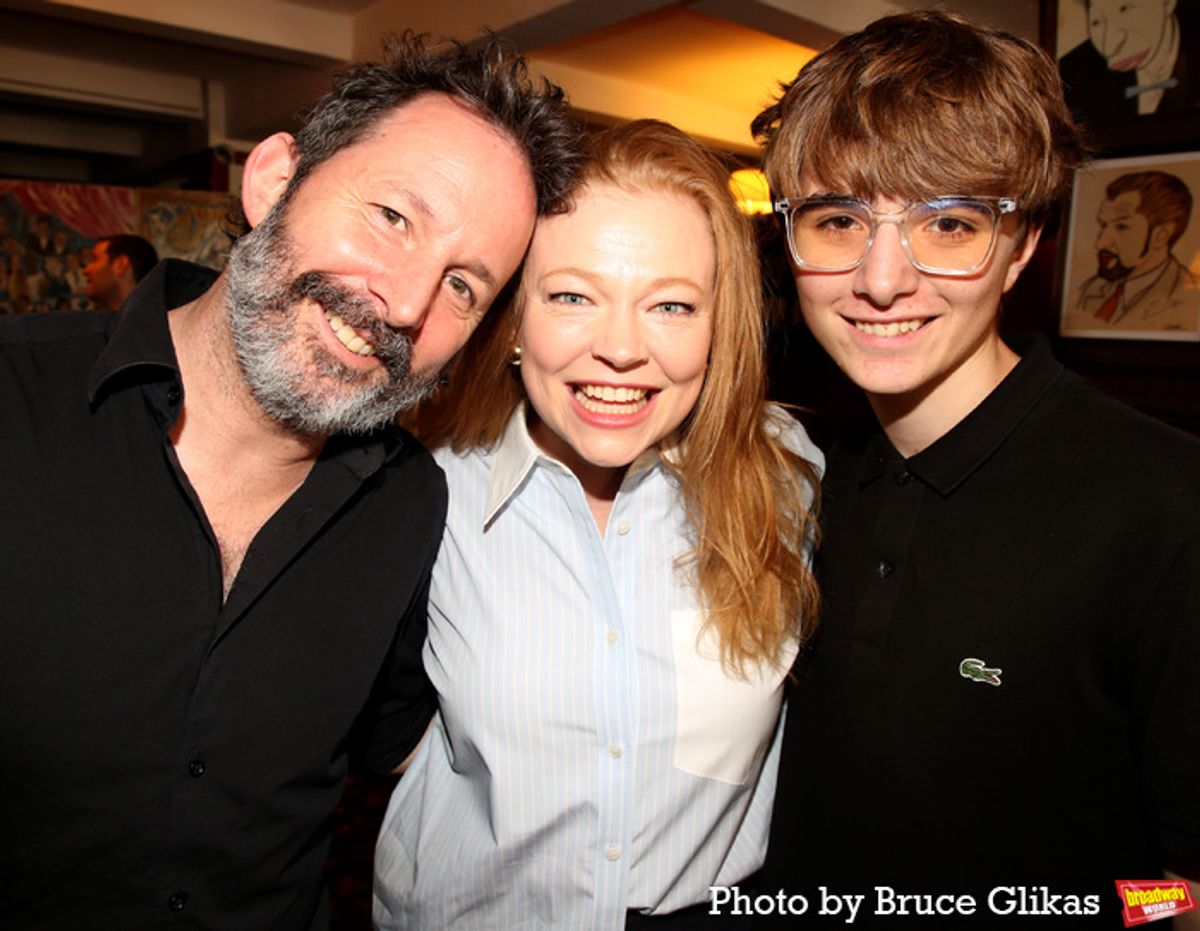 Dave Lawson, Sarah Snook and George Lawson at 