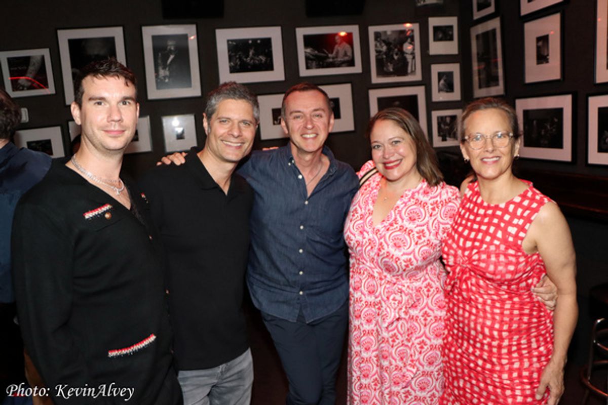 Tom Regouski, Tom Kitt, Andrew Lippa, Rita Kitt, Alice Ripley at 