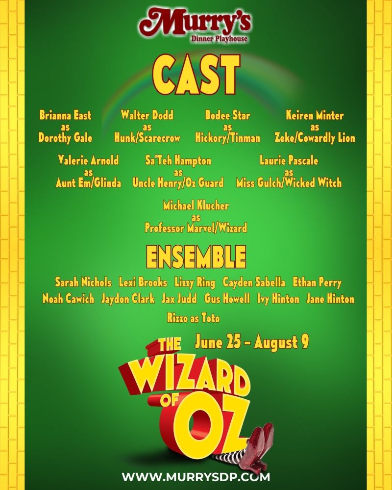 Review: THE WIZARD OF OZ at Murry's Dinner Playhouse  Image