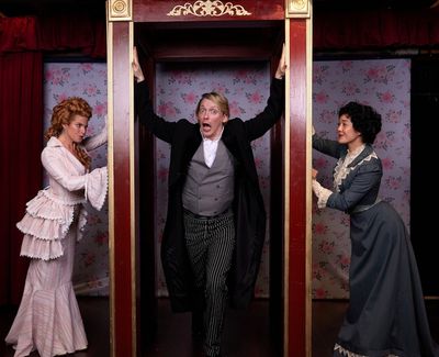 Lauren Weinberg. Andrew Polec, Katy Tang Photo