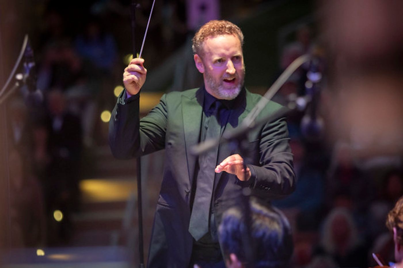 Conductor Michael Francis Raises His Baton