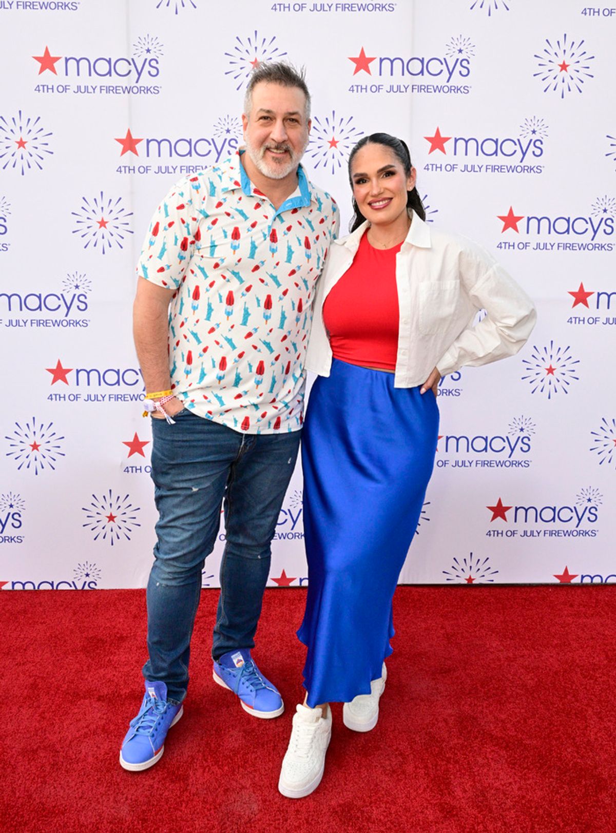 Joey Fatone and Izabel Araujo  at 