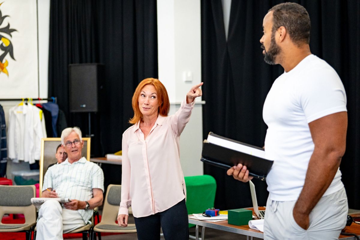 Philip Bretherton, Tanya Franks, Obioma Ugoala at 