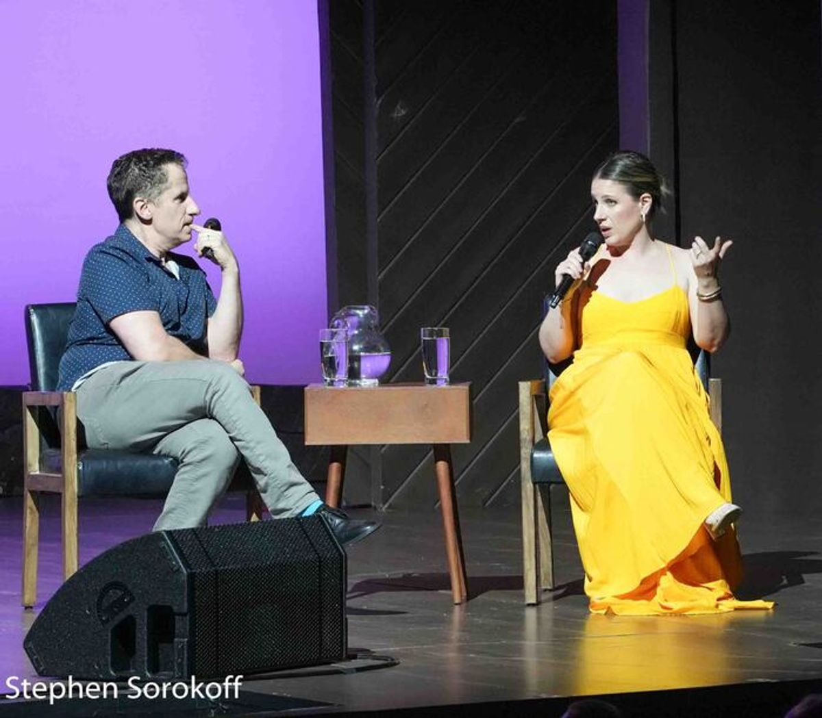 Seth Rudetsky & Jessie Mueller at 