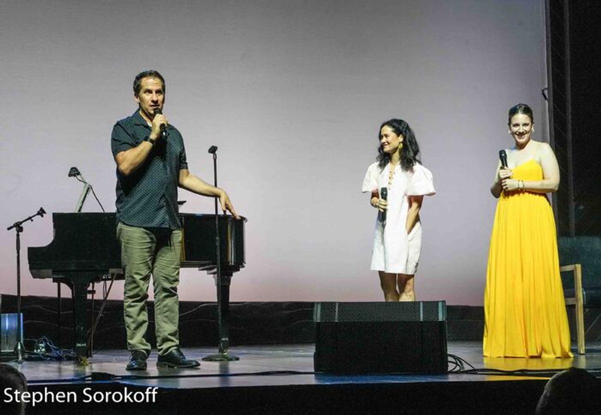 Seth Rudetsky, Ali Ewoldt, Jessie Mueller at 