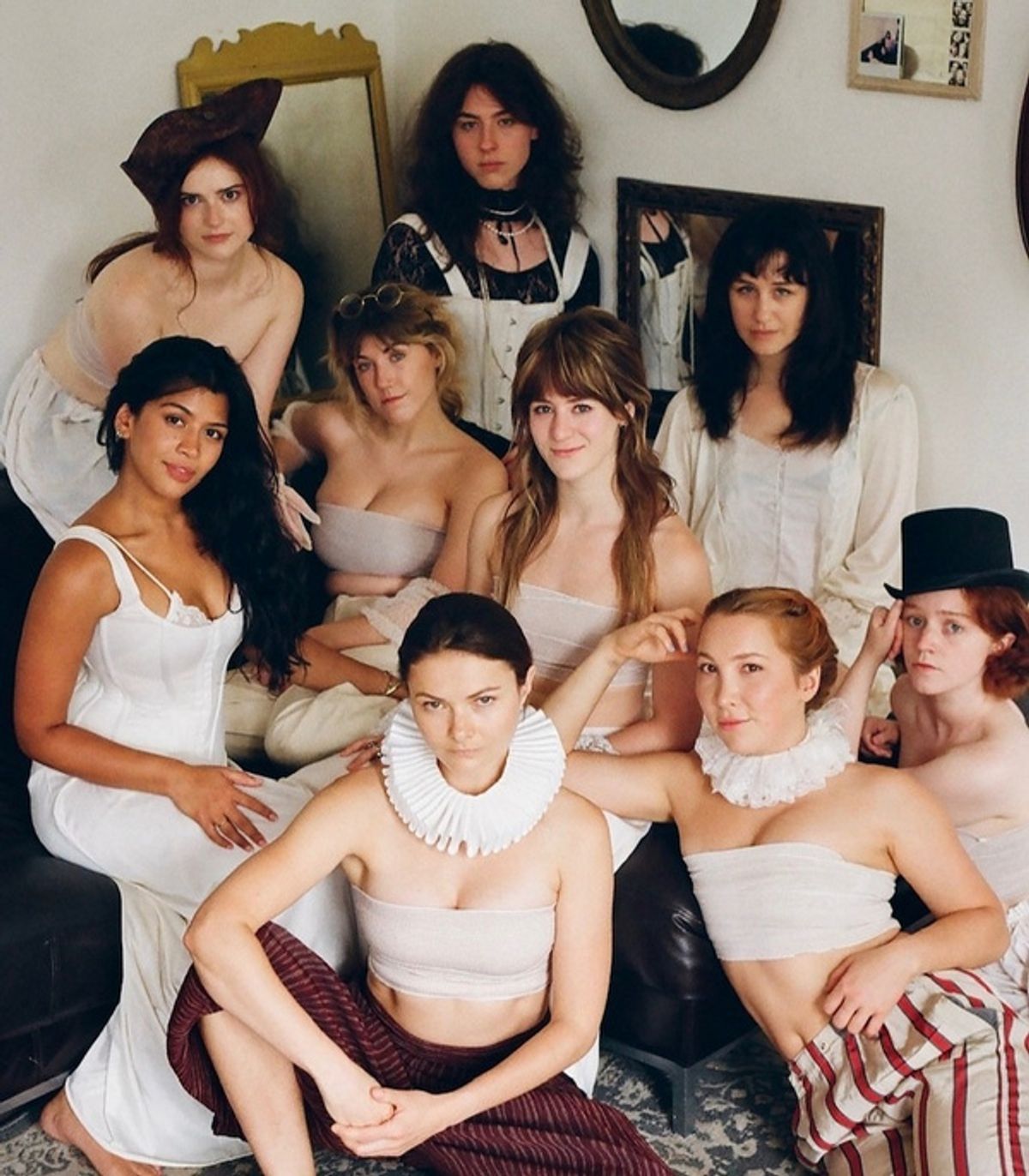 Quinn Devillers, Natalia Shane, middle row: Raina Soman, Madeline Rostmeyer, Esther Kohl, Alana Markel, June Schreiner, AJ Molder, Carolyn Best.  at 