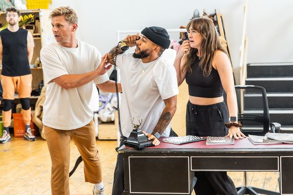 Jeff Brazier, Aston Merrygold, Sydnie Christmas Photo