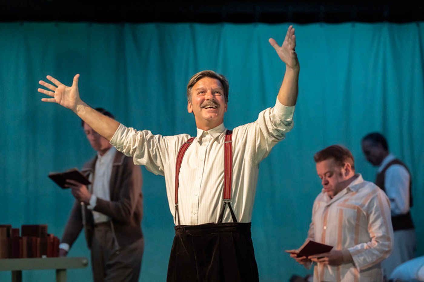 Photos: Michael Sheen and More in NYE at the National Theatre  Image
