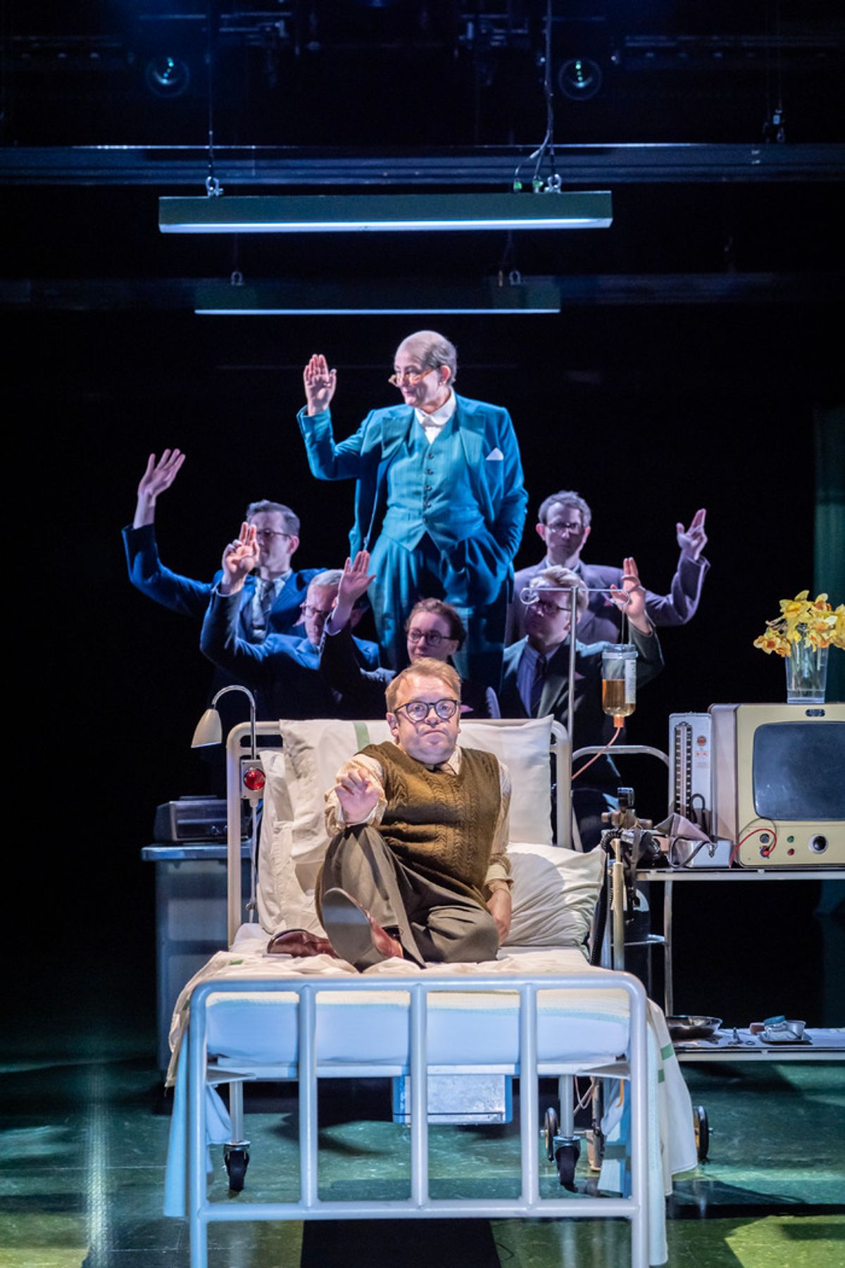 NYE by Price,                  , a  by Tim Price, Director - Rufus Norris, Set Designer - Vicki Mortimer,  Costume Designer - Kinnetia Isidore, Lighting Designer - Paule Constable, Co-Choreographer -Steven Hoggett, Jess Williams,  The National Theatre, London, 2025 Credit: Johan Persson at 