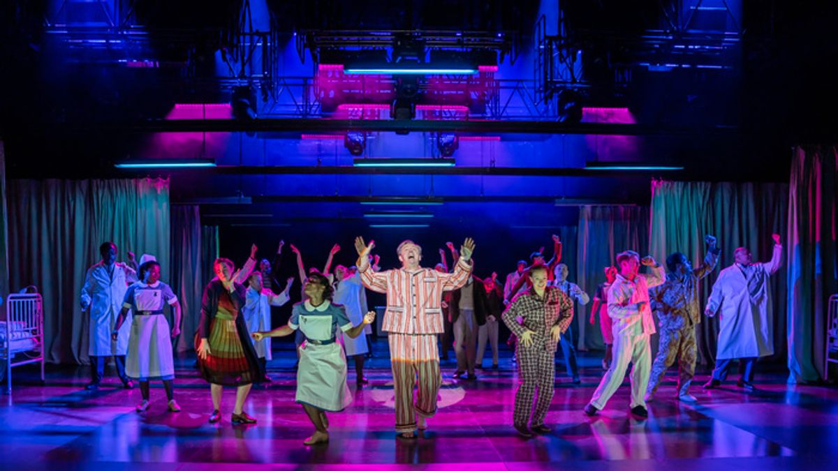 NYE by Price,                  , a  by Tim Price, Director - Rufus Norris, Set Designer - Vicki Mortimer,  Costume Designer - Kinnetia Isidore, Lighting Designer - Paule Constable, Co-Choreographer -Steven Hoggett, Jess Williams,  The National Theatre, London, 2025 Credit: Johan Persson at 