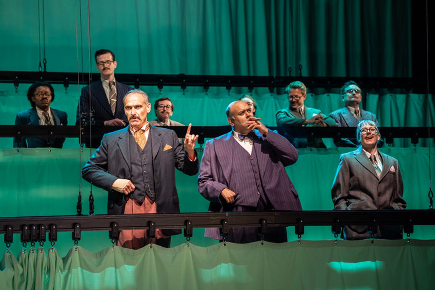 Photos: Michael Sheen and More in NYE at the National Theatre  Image