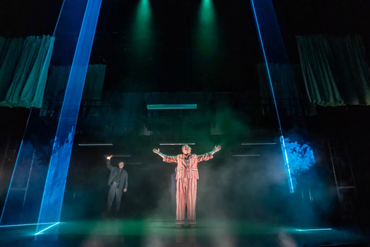 NYE by Price,                  , a  by Tim Price, Director - Rufus Norris, Set Designer - Vicki Mortimer,  Costume Designer - Kinnetia Isidore, Lighting Designer - Paule Constable, Co-Choreographer -Steven Hoggett, Jess Williams,  The National Theatre, London, 2025 Credit: Johan Persson at 