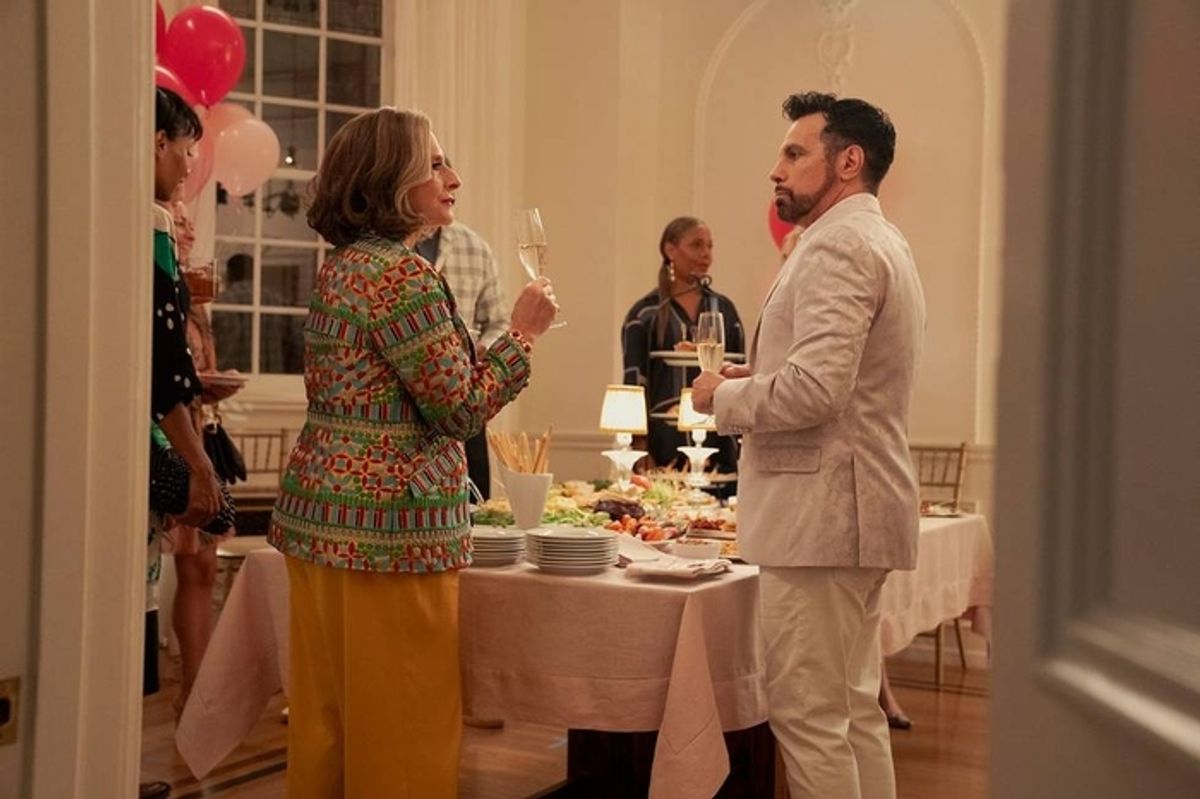 Patti LuPone, Mario Cantone at 