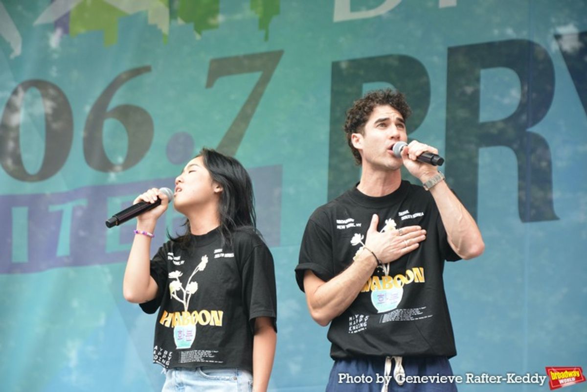 Helen J. Shen and Darren Criss at 