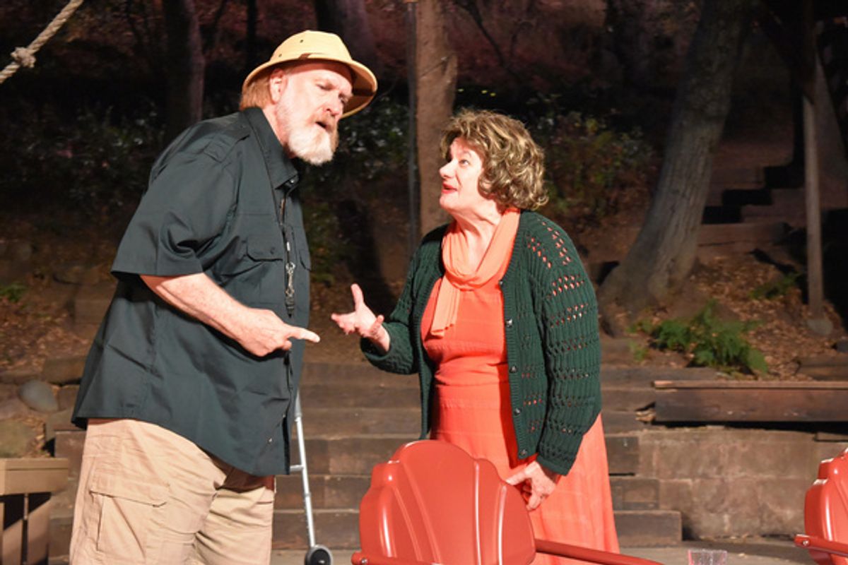 Franc Ross and Katherine Griffith   at 